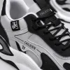 Gris negro patchwork zapatillas transpirable amortiguador ligero hombres mujeres casual running zapatos Application Scenario